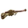 5" Brass Copper Boatswain Whistle with Chain Bosun Call Pipe Maritime Nautical hex view 2