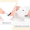 Skull Motorcycle Cremation Urn Necklace For Men Stainless Steel Memorial Jewelry Ashes Holder Keepsake Pendant (2 pcs silver tone) view 4
