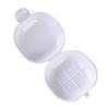 Winwinfly Holder Container Dish Plate Soap Box Bathroom Case Home Shower Waterproof Portable Non-Slip Creative New,White view 1