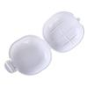 Winwinfly Holder Container Dish Plate Soap Box Bathroom Case Home Shower Waterproof Portable Non-Slip Creative New,White view 3