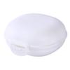 Winwinfly Holder Container Dish Plate Soap Box Bathroom Case Home Shower Waterproof Portable Non-Slip Creative New,White view 4