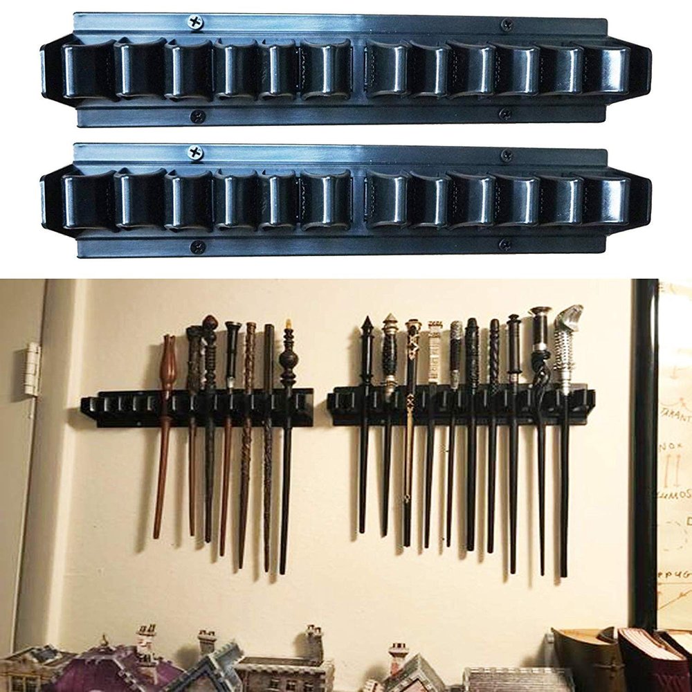 Pmsanzay 2 Pack, Storage Bracket Rack for Wand Collection/Wand Display/Wand Stand/Wand Storage/Wand Rack - Can Holder up to 20 Wands no Wand