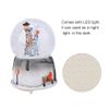 Musical Snow Globe Romantic Lover Hand in Hand with Color Changing LED Lights Valentine's Birthday Gift view 3