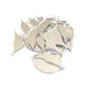 Lips Shaped Crafting Mirrors, Set of 10, Shatterproof Acrylic Craft view 1