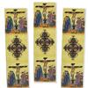 Needzo Set of 3 Crucifixion of Jesus Christ Icon Tapestry Bookmarks 9 Inch view 1