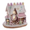 Kurt S. Adler 9-Inch Gingerbread House with LED Lights, Multi (GBJ0010) view 1