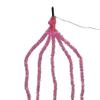 Kurt Adler 6.5-Foot Pink Iridescent Tinsel Cascade Light Set view 2