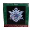 Kurt Adler 20-Light 10-Inch Clear Snowflake Treetop with Color-Changing RGB LED Bulbs view 4