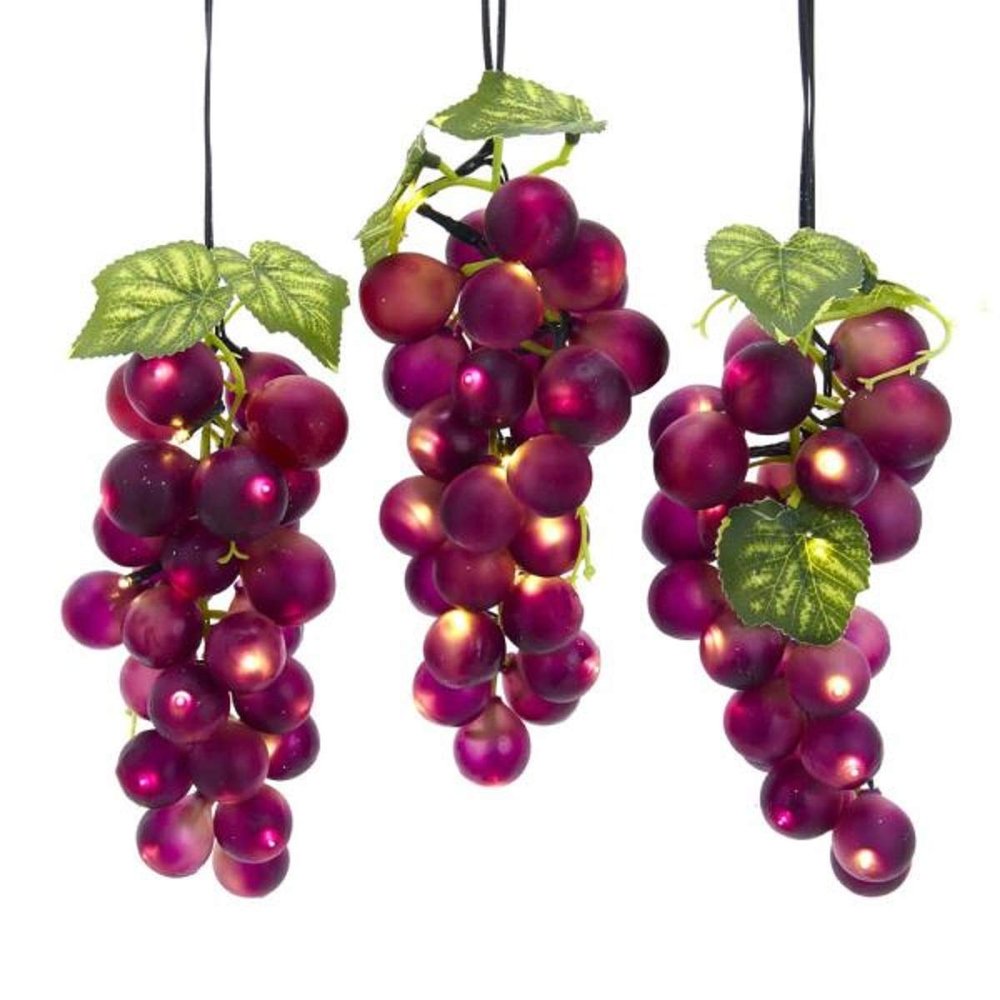 Kurt Adler 75-Light LED Large Purple Grape Light Set
