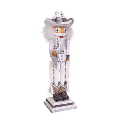 Kurt S. Adler 19-Inch Hollywood Rhinestone Cowboy Nutcracker
