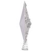 Kurt Adler 13.5-Inch 5-Point White and Silver Star Treetop view 3