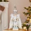Kurt S. Adler 18-Inch Hollywood White Fur King Nutcracker, Multicolor view 2