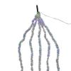 Kurt Adler 6.5-Foot Multi-Color Silver Iridescent Tinsel Cascade Light Set view 2