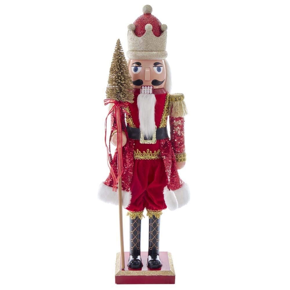 Kurt S. Adler 24-Inch Plastic Red and Gold King Nutcracker