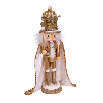 Kurt S. Adler 17.5-Inch Hollywood Gold King Nutcracker, Multicolor