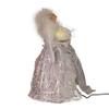 Kurt Adler 12-Inch CUL Fiber Optic LED Silver Angel Treetop, Multicolor view 4