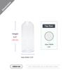WGVI Cylinder Bud Vase Bulk, Width 2.2", Height 5.5", Clear Glass Floral Container Centerpiece Table Scatter Display for Wedding Party Event Home Dcor Gift, 6 Pieces view 2
