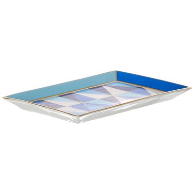 Jonathan Adler Sorrento Rectangle Trinket Tray, Blue