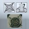Tredoni 2 Gas Stovetop/Hob Ring Reducer for Coffee Makers & Small Pots/Pans, 9.5x9.5cm (Diagonal - 5"//12.5cm) view 3
