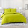 Comfort Store Bedding 2 Piece 500 GSM Comforted Set Collection Organic Cotton 600 Thread Count Solid 1 Duvet Cover, 1 Comforter (Green Cal. King, Set of 2) view 1