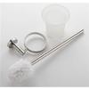 Bagno Nera Stainless Steel Toilet Brush in Satin Nickel view 4