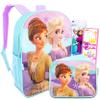Disney Frozen Backpack and Lunch Box Set for Girls ~ Deluxe 16" Frozen 2 Backpack with Insulated Lunch Bag, Stickers,and More (Frozen School Supplies Bundle) view 1