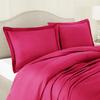 Comfort Store Bedding 2 Piece 500 GSM Comforted Set Collection Organic Cotton 1000 Thread Count Solid 1 Duvet Cover, 1 Comforter (Hot Pink Cal., Set of 2) view 3