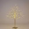 6' Gold Branch Tree Warm White LEDs view 1
