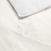 Comfort Store Bedding 2 Piece 500 GSM Comforted Set Collection Organic Cotton 1000 Thread Count Solid 1 Duvet Cover, 1 Comforter (Ivory Short Queen, Set of 2) view 4