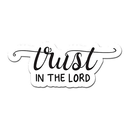 MightySkins Trust in The Lord Peel and Stick Art Removable Cute Stylish Funny Cartoon Dorm Room Decor Vinyl Wall Decals Sticker, 12" On Its Longest Side