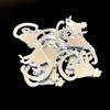 Super Cool Creations Monkey Shaped Crafting Mirrors, Set of 10, Many Colours, Shatterproof Acrylic, Silver Mirror, Pack of 20 x 2cm view 2
