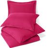 Comfort Store Bedding 2 Piece 500 GSM Comforted Set Collection Organic Cotton 1200 Thread Count Solid 1 Duvet Cover, 1 Comforter (Hot Pink Short, Set of 2) view 2