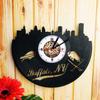 Wall Clock Shop Clock Made of Vinyl Record Decor Original Design Birthday, Wedding, Anniversary, Women, Men, Friends, Girlfriend Boyfriend view 1