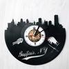 Wall Clock Shop Clock Made of Vinyl Record Decor Original Design Birthday, Wedding, Anniversary, Women, Men, Friends, Girlfriend Boyfriend view 2