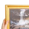 ArtToFrames 16x23 Inch Gold Picture Frame, This 1.50 Inch Custom Wood Poster Frame is Antique Gold - Comes with Economy Acrylic and Corrugated Backing (2WOMD5042-16x23) view 1