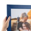 ArtToFrames 28x34 Inch Blue Picture Frame, This 1.38 Inch Custom Wood Poster Frame is Blue, Great for Your Art or Photos - Comes with Economy Acrylic view 1