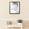 ArtToFrames 19x23 Inch Gray Picture Frame, This 1.25 Inch Custom MDF Poster Frame is Grey and Black - Comes with Economy Acrylic and Corrugated Backing (2WOM0066-83120-YGRY-19x23) view 2