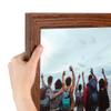 ArtToFrames 14x37 Inch Brown Picture Frame, This 1.50 Inch Custom Wood Poster Frame is Walnut, Great for Your Art or Photos - Comes with Economy Acrylic view 1