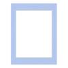 CountryArtHouse Baby Blue Acid Free 22x28 Picture Frame Mats with White Core Bevel Cut for 16x20 Pictures - Fits 22x28 Frame - One Mat view 3