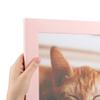 ArtToFrames 28x34 Inch Pink Picture Frame, This 1.38 Inch Custom Wood Poster Frame is Pink, Great for Your Art or Photos - Comes with Economy Acrylic view 1