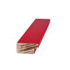 ArtToFrames 28x34 Inch Red Picture Frame, This 1.38 Inch Custom Wood Poster Frame is Red, Great for Your Art or Photos - Comes with Economy Acrylic view 4