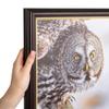 ArtToFrames 13x37 Inch Brown Picture Frame, This 1.25 Inch Custom MDF Poster Frame is Mahogany and Gold Slope, Great for Your Art or Photos - Comes with Economy Acrylic view 1