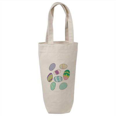Azeeda 'Easter Eggs' Cotton Wine Bottle Gift/Travel Bag (BL00008280)