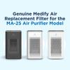 Medify MA-25 Genuine Replacement Filter Set for Allergens, Smoke, Wildfires, Dust, Odors, Pollen, Pet Dander | 3 in 1 with Pre-filter, HEPA H13 and Activated Carbon | Removal to 0.1 Microns | 1-Pack view 2