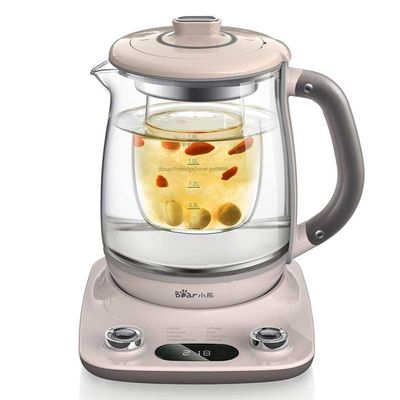 Bar 1.8L Health- Care Beverage Tea Maker and Kettle YSH-C18R1, Durable 316 Stainless Steel & Glass Brew Cooker Master,8-in-1 Programmable, 4 Range Temperature Warming Function, Pink