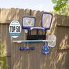 Poolmaster Outdoor Wall-Mounted Tool Organizer Rack, Heavy-Duty Garden Tool Holder and Swimming Pool Equipment Storage for Backyard, Fence, or Garage view 2
