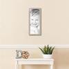 ArtToFrames 9x22 Inch Silver Picture Frame, This 1.00 Inch Custom Wood Poster Frame is 1" Wide - Silver Thin - Comes with Economy Acrylic and Corrugated Backing (2WOMD11240-9x22) view 2