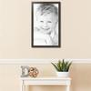 ArtToFrames 17x28 Inch Gray Picture Frame, This 1.25 Inch Custom Poster Frame is Grey and Black - Comes with Economy Acrylic and Corrugated Backing (2WOM0066-83120-YGRY-17x28) view 2