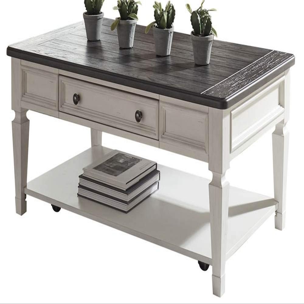 Liberty Furniture Industries Allyson Park Rectangular Cocktail Table, White