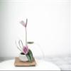 WGV Geometric Ceramic Vase, Width 7.7", Height 3.4", White Bowl Pot, Planter for Wedding Event Office Home Decor, Art Design, 1 Piece view 3